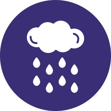 Bulut simgesinin vektör illüstrasyonu