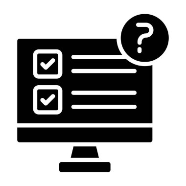 soru cevabı vektör simgesi