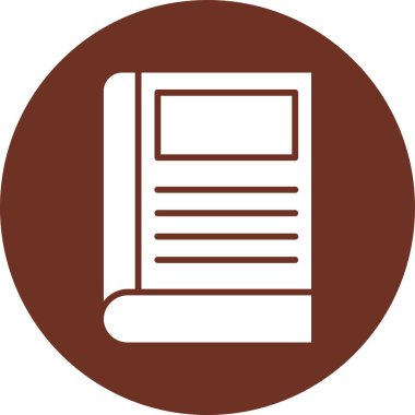 kitap simgesi vektör illüstrasyonu