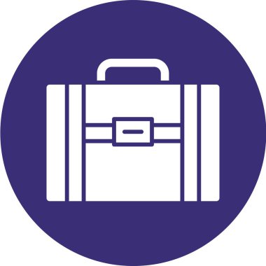 Çanta. Web simgesi basit illüstrasyon