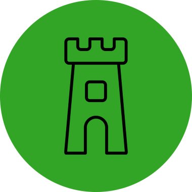 Bina simgesi. vektör illüstrasyonu