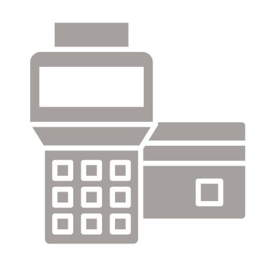 Alışveriş ve ticaret vektör simgesi.