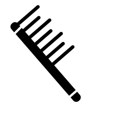 Tarak simge vektör çizim