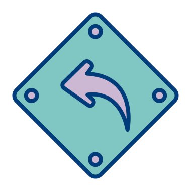 Modern simgenin vektör illüstrasyonu