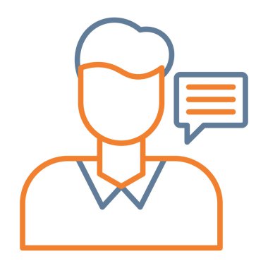 İş adamı. Web simgesi