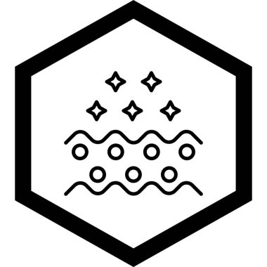 Bir yıldızın vektör illüstrasyonu