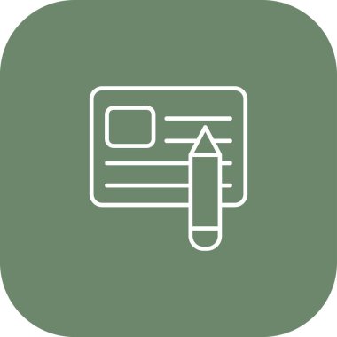 kalem simgesi vektör illüstrasyonu