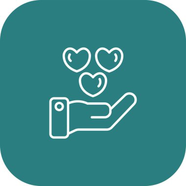 beyaz arkaplanda izole edilmiş aşk vektörü simgesi