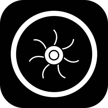 Güneş simgesi, vektör çizim web