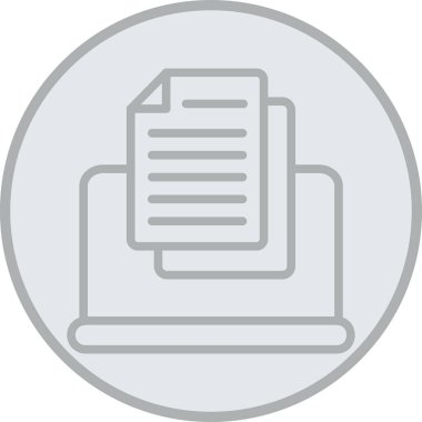 belge dosya simgesi ana hat biçiminde