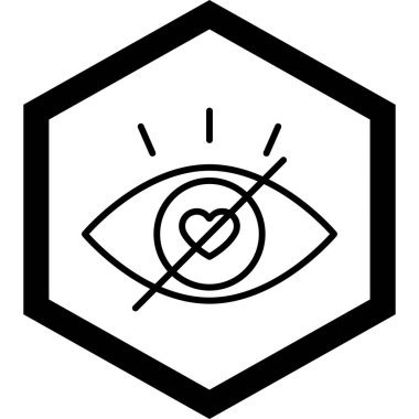 Göz simgesi vektör illüstrasyonu