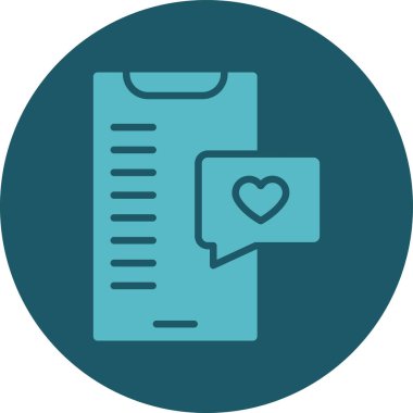 Modern simgenin vektör illüstrasyonu