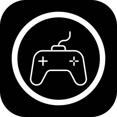 Moda biçimi izole edilmiş arkaplanda oyun denetleyici simgesi