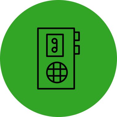 Modern b 'nin vektör illüstrasyonu eksik simgesi