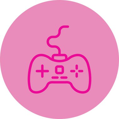 Oyun kumandası simge vektör çizim