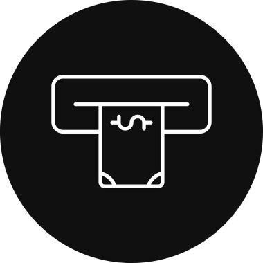 Tıbbi maske simgesinin vektör çizimi