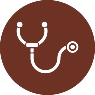 Sağlık stetoskop vektör simgesi