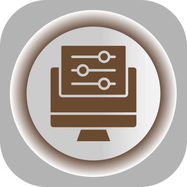 vector settings icon illustration