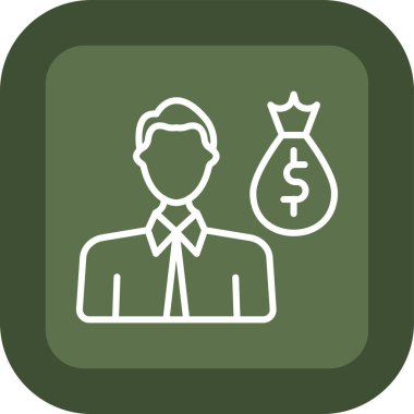 iş simgesi vektör illüstrasyonu