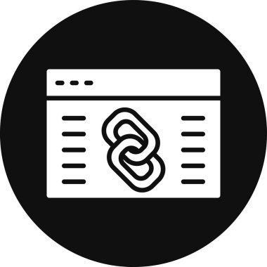 Seo simgesinin vektör illüstrasyonu