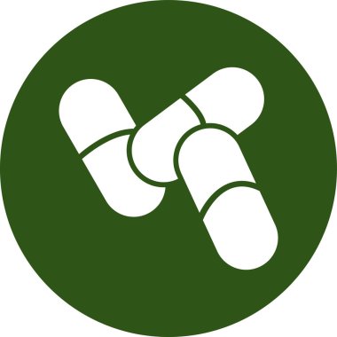 ilaç kapsülü ağ simgesi