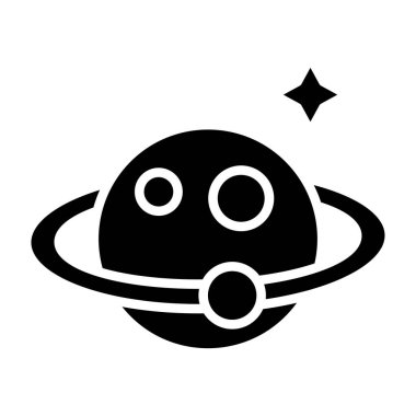 Uzay simgesi vektör illüstrasyonu