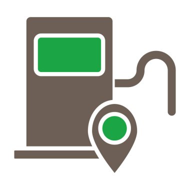 gaz tankı vektör simgesi