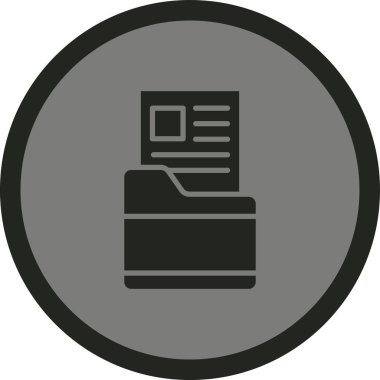 Modern simgenin vektör illüstrasyonu