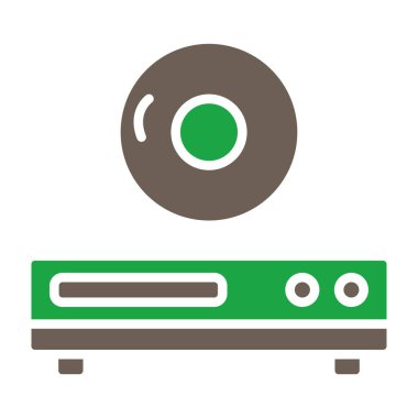 Müzik simgesinin vektör illüstrasyonu