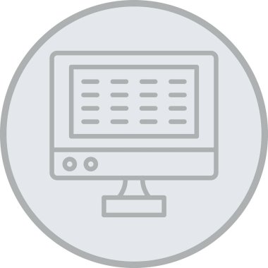 izleyici ikon vektör illüstrasyonu