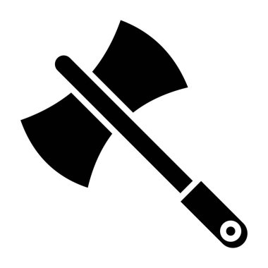 Bir kürek simgesinin vektör çizimi