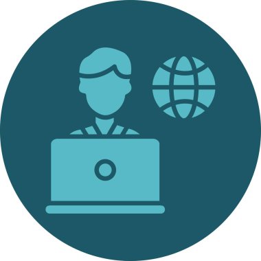 seo modern simgesinin vektör illüstrasyonu