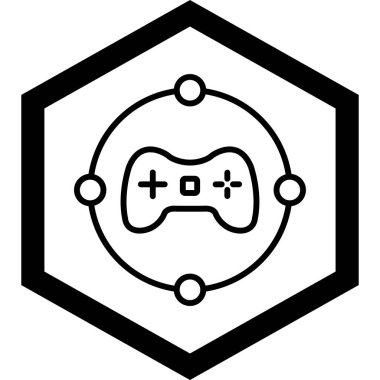 oyun simgesi vektör çizimi