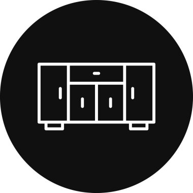 Kutu. Web simgesi basit illüstrasyon