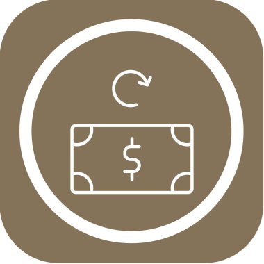 Modern b 'nin vektör illüstrasyonu para ikonundan yoksun