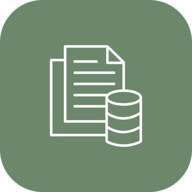 dosya biçimi düz simge vektör çizimi