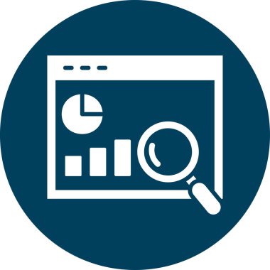 seo modern simgesinin vektör illüstrasyonu