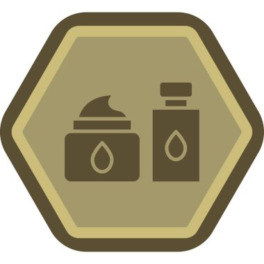 Yağ şişesi. Basit resimleme