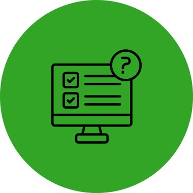 vektör simgesini kontrol et modern basit illüstrasyon