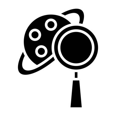 uydu simgesi vektör illüstrasyonu