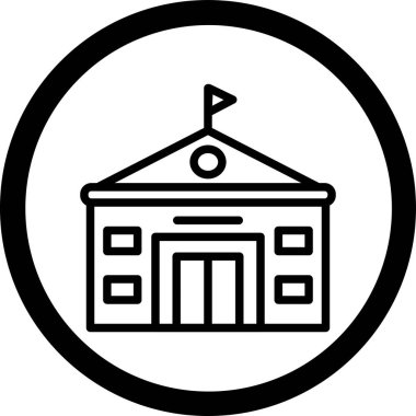 Yapı simgesinin vektör illüstrasyonu