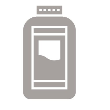 Basit kahve illüstrasyon torbası