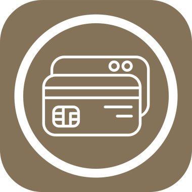 m-cüzdan simge vektör çizim