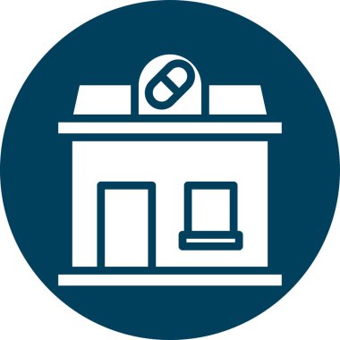 Hastane Simgesi Vektör İllüstrasyonu