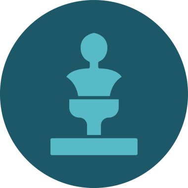 Satranç. Web simgesi basit illüstrasyon