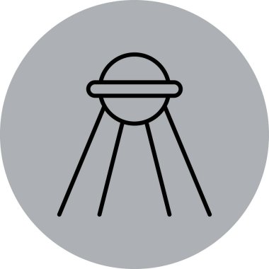 Benzersiz UFO vektör simgesi