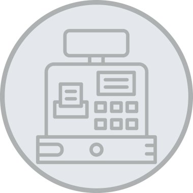 vektör lcd simgesi illüstrasyonu