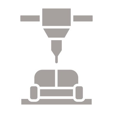 Mikser simgesi. Vektör çizim