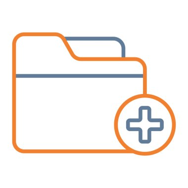 tıbbi dizin ikonu vektör illüstrasyonu