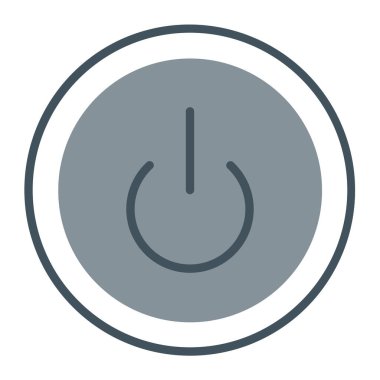 elektrik dolgu ikonu vektör illüstrasyonu